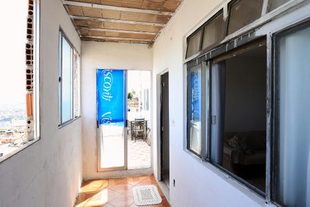 Varanda da Sala de casa à venda com 3 quartos, 110m² em São Lucas, Belo Horizonte