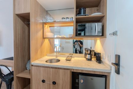 Apartamento para alugar com 20m², 1 quarto e sem vaga Apartamento para alugar com 20m², 1 quarto e sem vagaCozinha