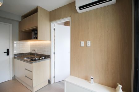 Sala de apartamento para alugar com 1 quarto, 26m² em Vila Olímpia, São Paulo