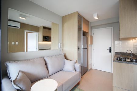 Sala de apartamento para alugar com 1 quarto, 26m² em Vila Olímpia, São Paulo