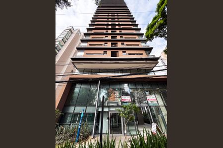 Studio para alugar com 32m², 1 quarto e sem vagafachada do predio