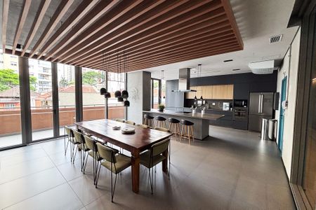 Studio para alugar com 32m², 1 quarto e sem vagasala de festa