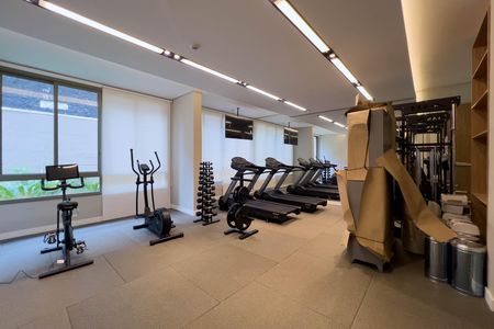 Studio à venda com 26m², 1 quarto e sem vaga Studio à venda com 26m², 1 quarto e sem vagaAcademia
