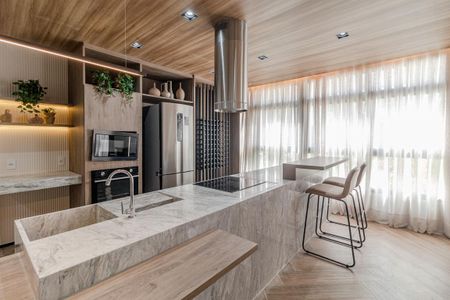 Apartamento para alugar com 28m², 1 quarto e sem vagaÁrea comum - Salão de festas