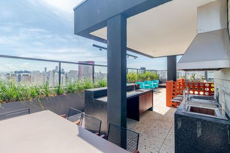 Apartamento para alugar com 28m², 1 quarto e sem vagaÁrea comum - Churrasqueira