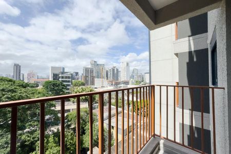 Apartamento para alugar com 28m², 1 quarto e sem vagaVaranda