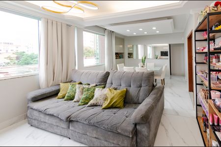 Sala de apartamento à venda com 3 quartos, 86m² em Salgado Filho, Belo Horizonte