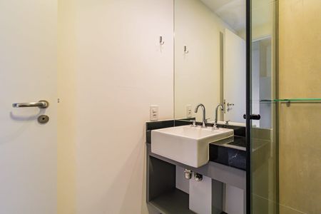 Studio para alugar com 25m², 1 quarto e sem vaga Studio para alugar com 25m², 1 quarto e sem vagaBanheiro