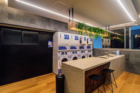 Studio para alugar com 25m², 1 quarto e sem vaga Studio para alugar com 25m², 1 quarto e sem vagaÁrea comum - Lavanderia
