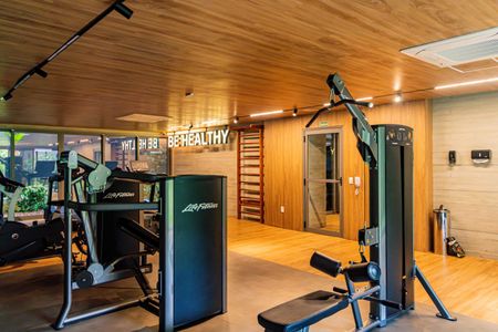 Studio para alugar com 25m², 1 quarto e sem vaga Studio para alugar com 25m², 1 quarto e sem vagaÁrea comum - Academia