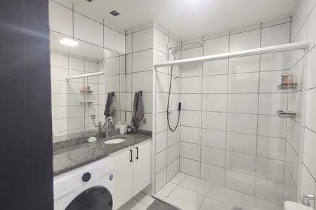 Banheiro de kitnet/studio para alugar com 1 quarto, 36m² em Santa Paula, São Caetano do Sul