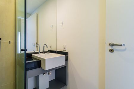 Studio para alugar com 35m², 1 quarto e sem vaga Studio para alugar com 35m², 1 quarto e sem vagaBanheiro