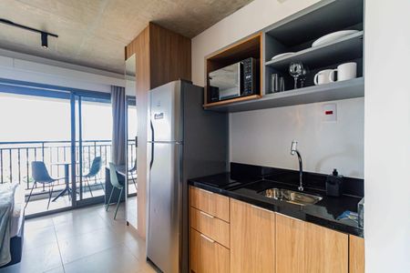 Studio para alugar com 35m², 1 quarto e sem vaga Studio para alugar com 35m², 1 quarto e sem vagaCozinha