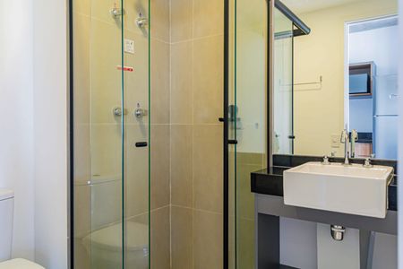 Studio para alugar com 35m², 1 quarto e sem vaga Studio para alugar com 35m², 1 quarto e sem vagaBanheiro