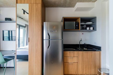 Studio para alugar com 35m², 1 quarto e sem vaga Studio para alugar com 35m², 1 quarto e sem vagaCozinha