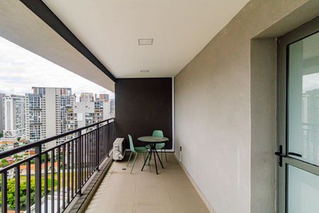 Studio para alugar com 31m², 1 quarto e sem vagaVaranda
