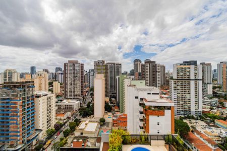 Studio para alugar com 31m², 1 quarto e sem vagaVaranda