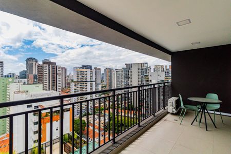 Studio para alugar com 31m², 1 quarto e sem vagaVaranda