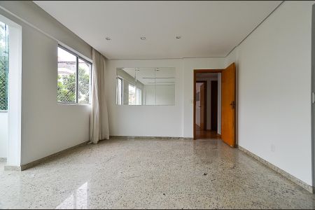 Sala Ambientes de apartamento à venda com 4 quartos, 125m² em União, Belo Horizonte