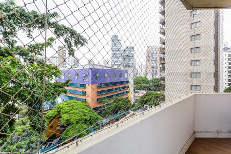 Varanda da Sala de apartamento à venda com 2 quartos, 140m² em Moema, São Paulo