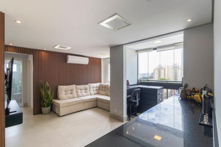 Sala de apartamento à venda com 2 quartos, 68m² em Bonfim, Campinas