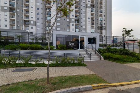 Apartamento à venda com 68m², 2 quartos e 2 vagasFachada e portaria