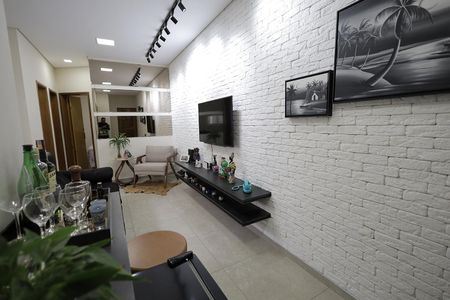 Sala de apartamento à venda com 2 quartos, 104m² em Vila Camilópolis, Santo André