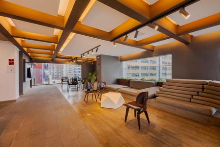 Studio à venda com 31m², 1 quarto e 1 vagaTerraço