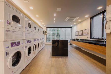 Studio à venda com 31m², 1 quarto e 1 vagaLavanderia
