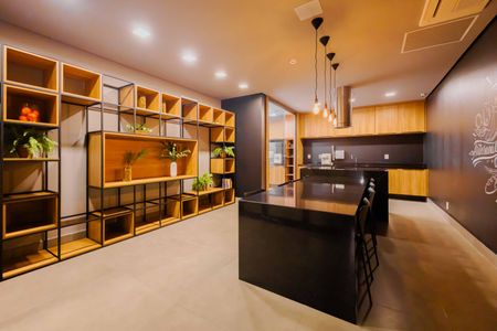 Studio à venda com 31m², 1 quarto e 1 vagaSalão de Festas