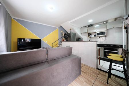 Sala/Cozinha de casa de condomínio à venda com 2 quartos, 71m² em Vila Buenos Aires, São Paulo