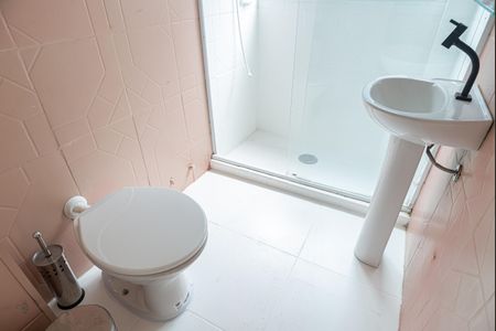 Banheiro de apartamento à venda com 1 quarto, 35m² em Bela Vista, São Paulo