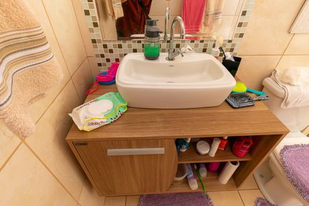 Casa de condomínio para alugar com 100m², 2 quartos e 1 vagaBanheiro da Suíte