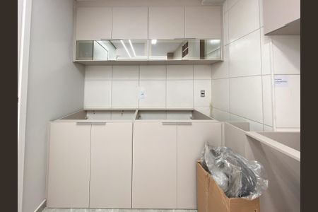 cozinha de apartamento para alugar com 1 quarto, 35m² em Jaguaré, São Paulo