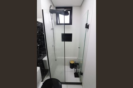 Banheiro Social de kitnet/studio à venda com 1 quarto, 25m² em Vila Campestre, São Bernardo do Campo