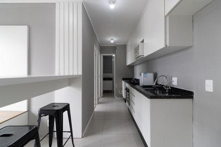 Apartamento para alugar com 36m², 2 quartos e 1 vagaCozinha e Área de Serviço