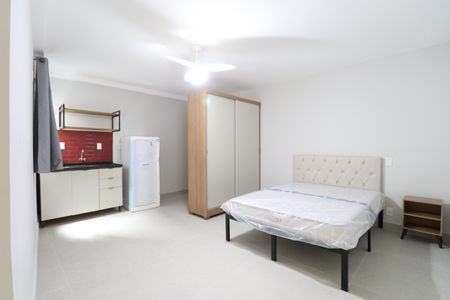 Sala/Quarto/Cozinha de kitnet/studio para alugar com 1 quarto, 30m² em Barra Funda, São Paulo