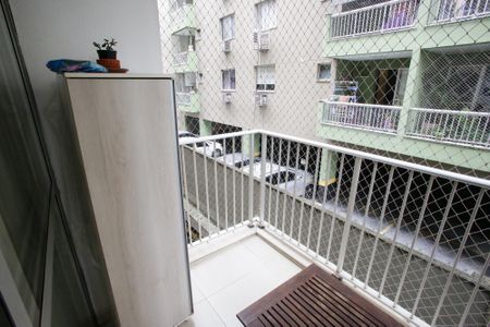 Varanda da Sala de apartamento para alugar com 2 quartos, 60m² em Taquara, Rio de Janeiro