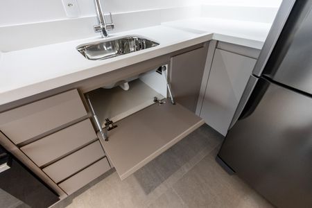 Apartamento para alugar com 55m², 2 quartos e 1 vaga Apartamento para alugar com 55m², 2 quartos e 1 vagaCozinha e Área de Serviço