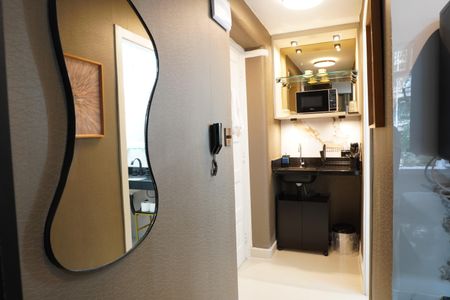 Cozinha de kitnet/studio à venda com 1 quarto, 27m² em República, São Paulo