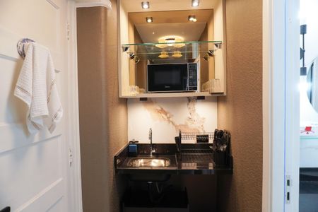 Cozinha de kitnet/studio à venda com 1 quarto, 27m² em República, São Paulo