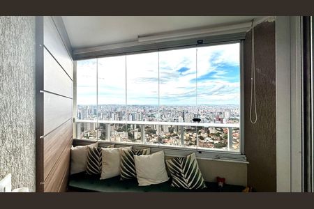 Varanda da Sala  de apartamento à venda com 3 quartos, 64m² em São Lucas, Belo Horizonte