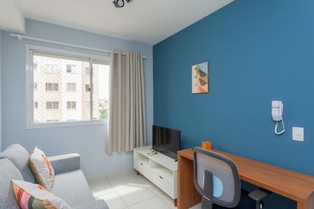 Sala de apartamento para alugar com 1 quarto, 28m² em Jardim Prudência, São Paulo