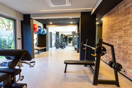 Studio à venda com 24m², 1 quarto e sem vaga Studio à venda com 24m², 1 quarto e sem vagaAcademia