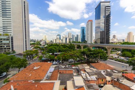 Vista Varanda de kitnet/studio à venda com 1 quarto, 24m² em Vila Cordeiro, São Paulo