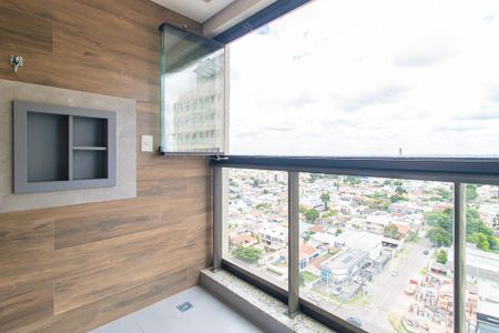 Varanda da Sala de apartamento para alugar com 2 quartos, 67m² em Capão Raso, Curitiba