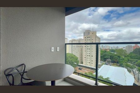 Studio para alugar com 25m², 1 quarto e sem vagaVaranda
