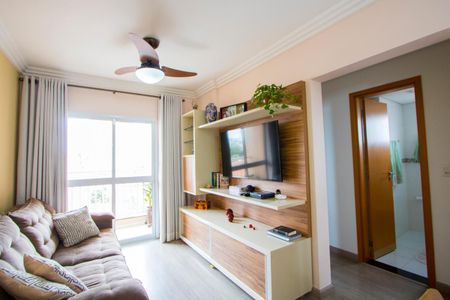 Sala de apartamento à venda com 2 quartos, 72m² em Vila Príncipe de Gales, Santo André