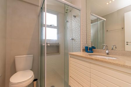 Studio para alugar com 33m², 1 quarto e sem vaga Studio para alugar com 33m², 1 quarto e sem vagaBanheiro da Suíte