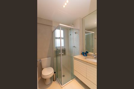 Studio para alugar com 33m², 1 quarto e sem vaga Studio para alugar com 33m², 1 quarto e sem vagaBanheiro da Suíte